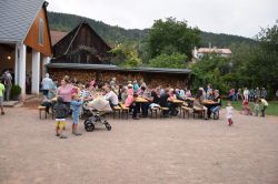 Žehnání aktovek, podzimní gardenparty