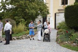 Žehnání aktovek, podzimní gardenparty