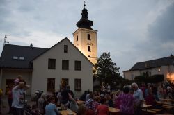 Žehnání aktovek, podzimní gardenparty