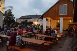 Žehnání aktovek, podzimní gardenparty