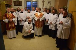 Sv. Štěpán - ministrování staré gardy