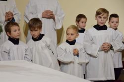 Přijímání nových ministrantů 