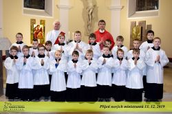 Přijímání nových ministrantů 